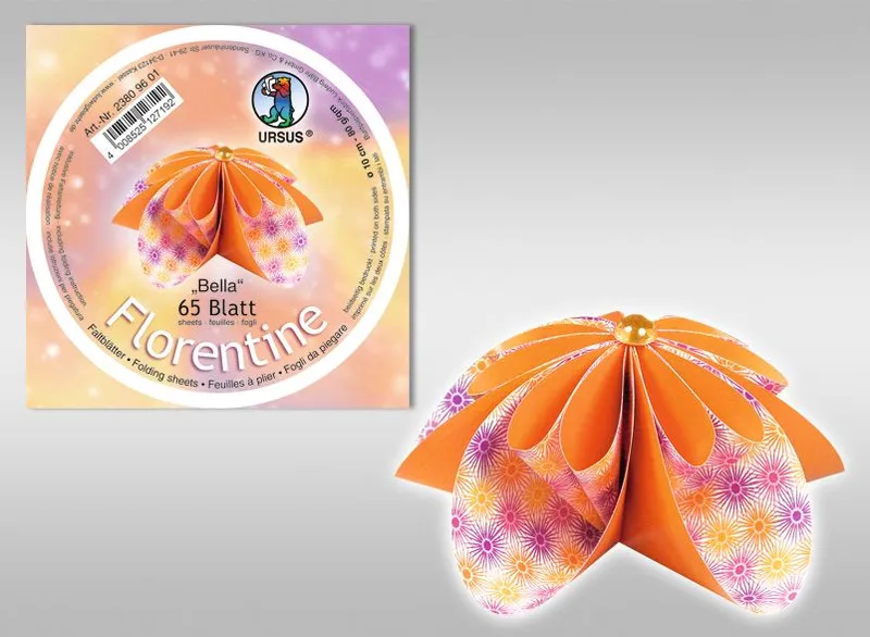 Faltblätter Florentine "Bella" ø 10 cm