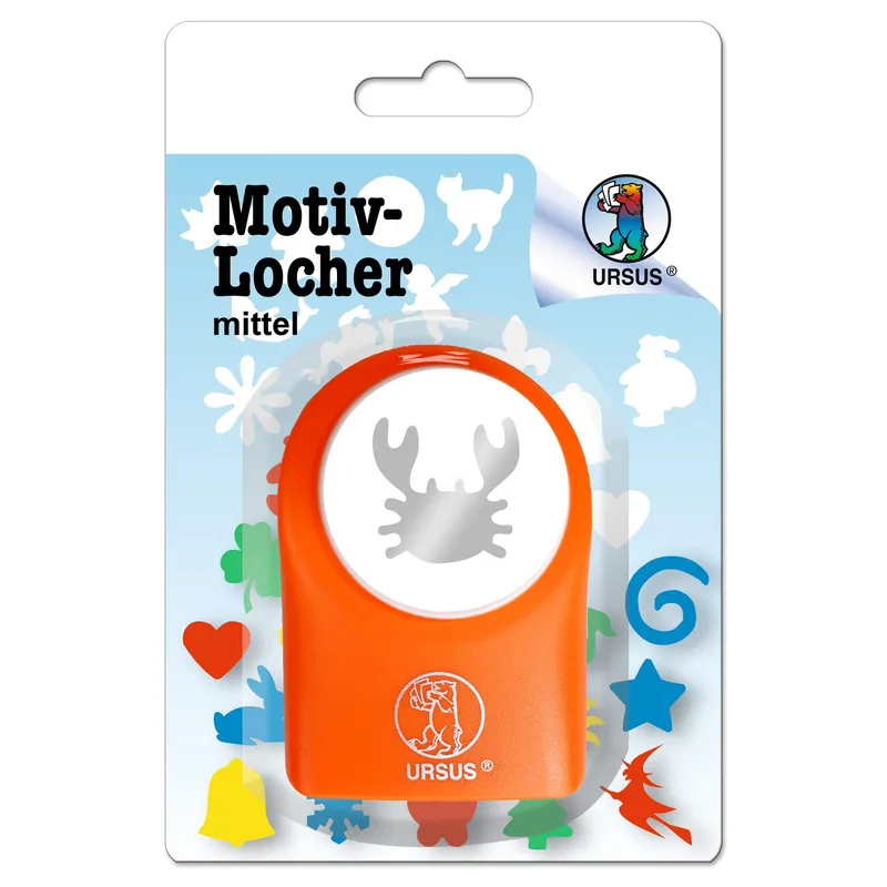 Motiv-Locher "mittel" Krebs