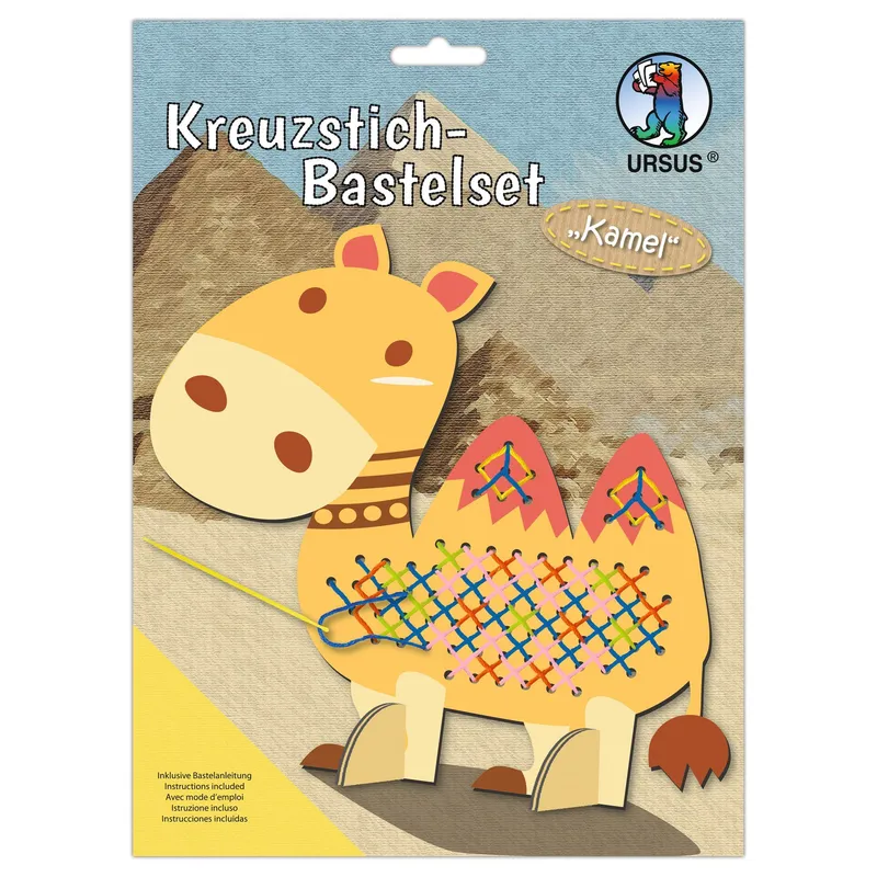 Kreuzstich-Bastelset Kamel