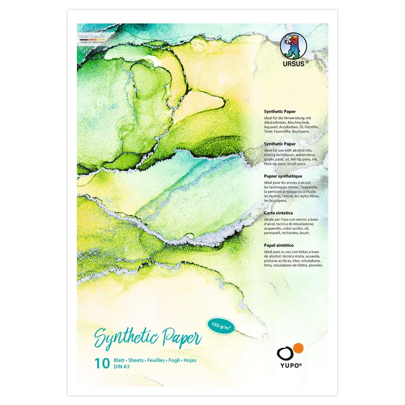 Synthetic Paper Yupo®, 192 g, DIN A3, 10 Blatt