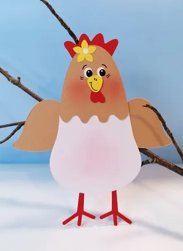 Huhn von Familie Huhn