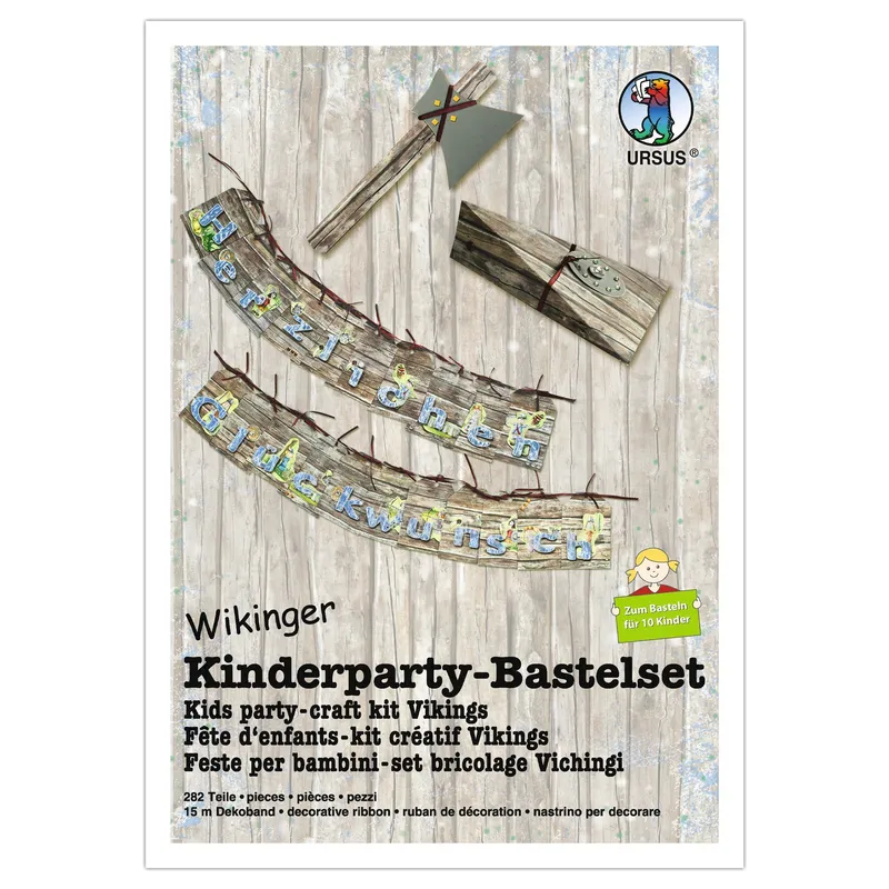 Kinderparty-Bastelset "Wikinger"