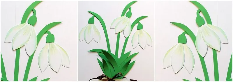 Frühlingskette mit Schneeglöckchen