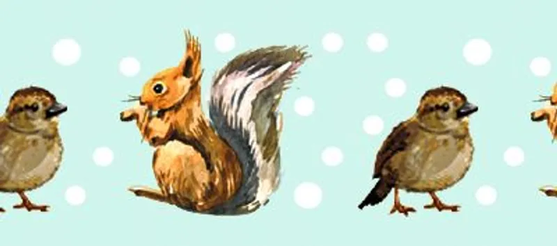 Masking Tape, Vogel & Eichhörnchen
