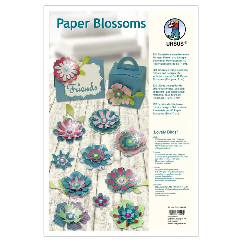 Paper Blossoms "Lovely Birds"