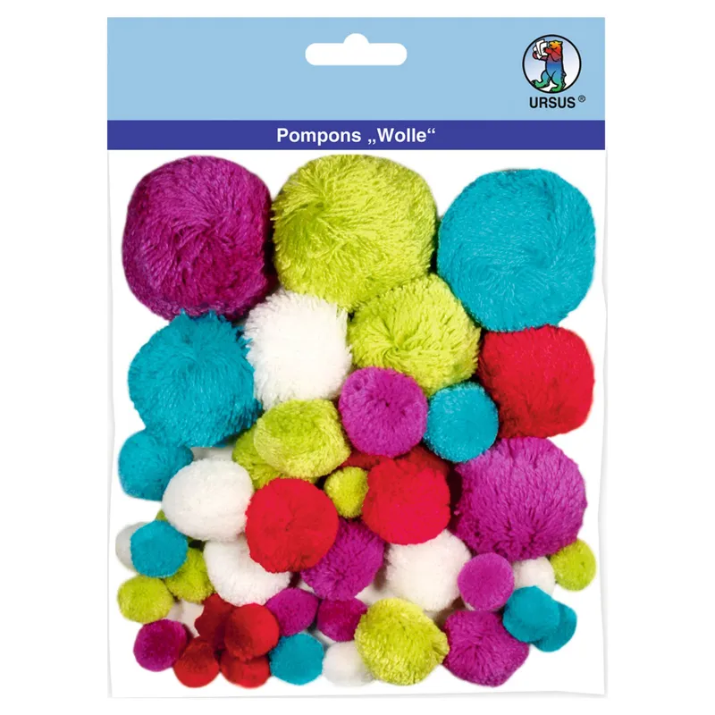 Pompons "Wolle" Mix 1