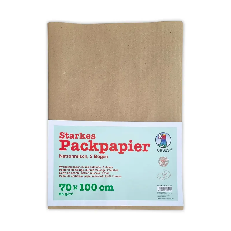 Packpapier 85 g/qm - 2 Bogen