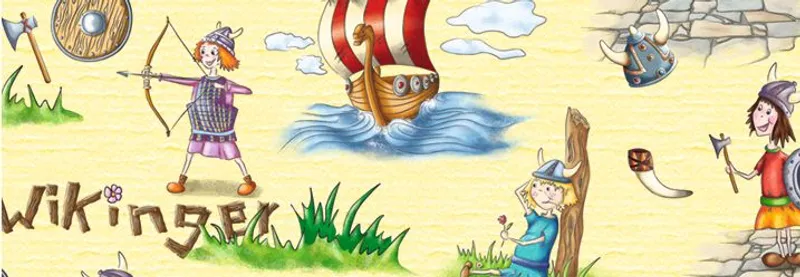 Transparentpapier "Kinderland" DIN A4 Wikinger - 25 Blatt