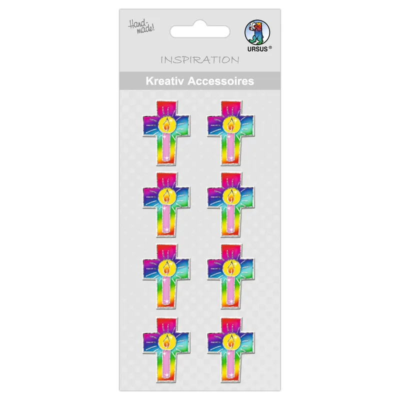 Kreativ Accessoires "farbenfrohes Kreuz"