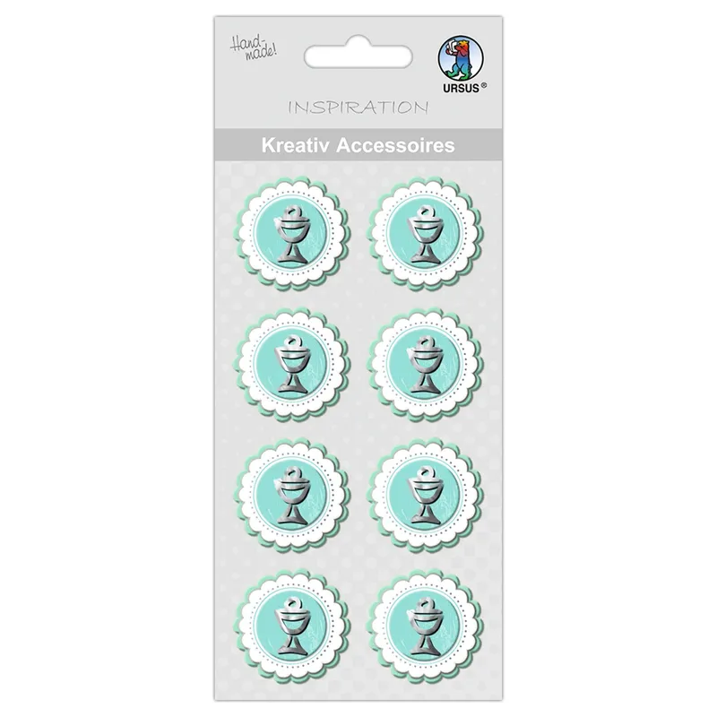 Kreativ Accessoires "Jesus aqua" Kelch - Motiv 341