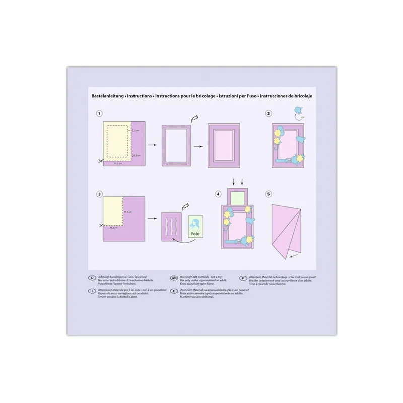 Photo Frame 10 x 15 cm, lila