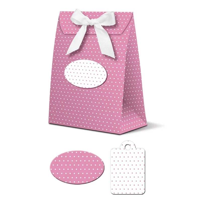 Geschenkbox "Celina" Pünktchen rosa