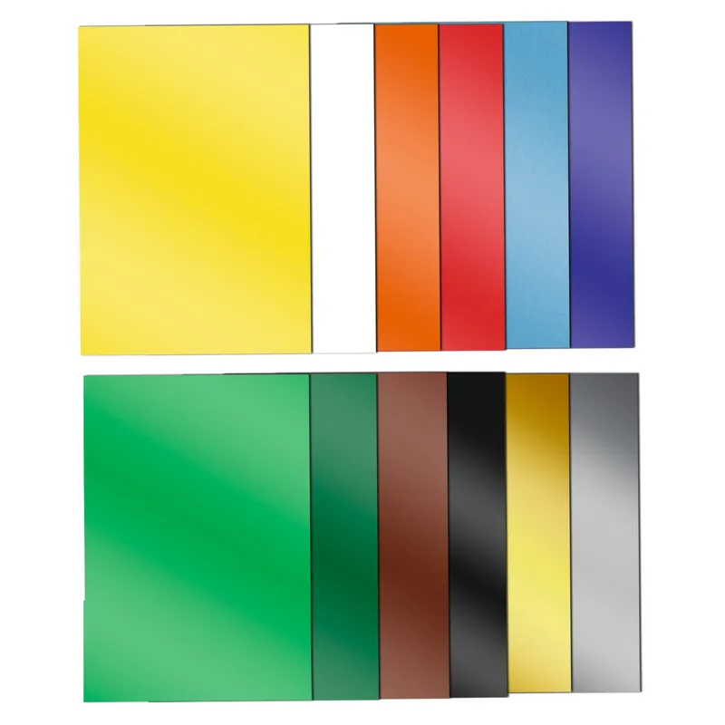 Glanzpapier gummiert 80 g/qm 25 x 35 cm - 50 Blatt in 10 Farben