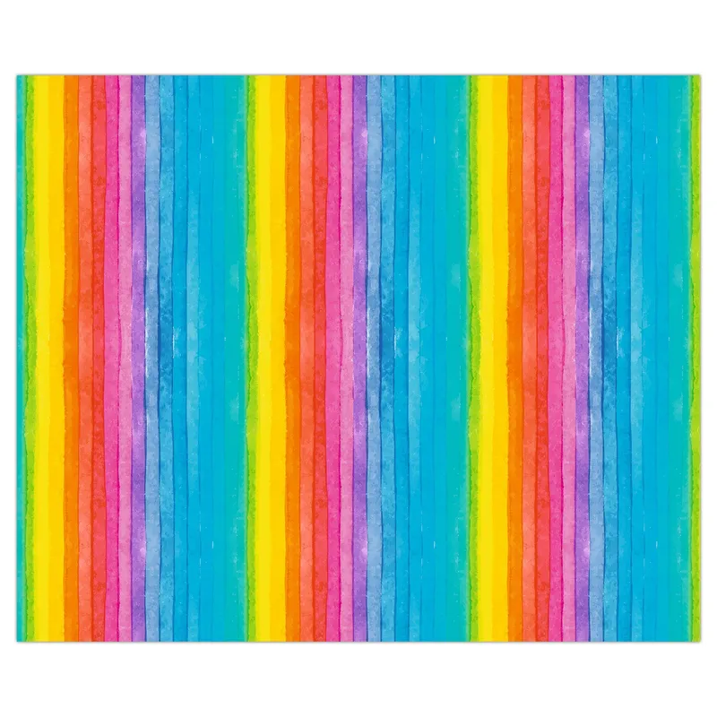 Transparentpapier Regenbogen Streifen ca. 50 x 61 cm - 5 Rollen
