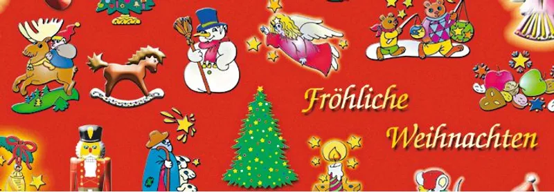 Weihnachts-Transparentpapier 30,5 x 50 cm - 10 Blatt