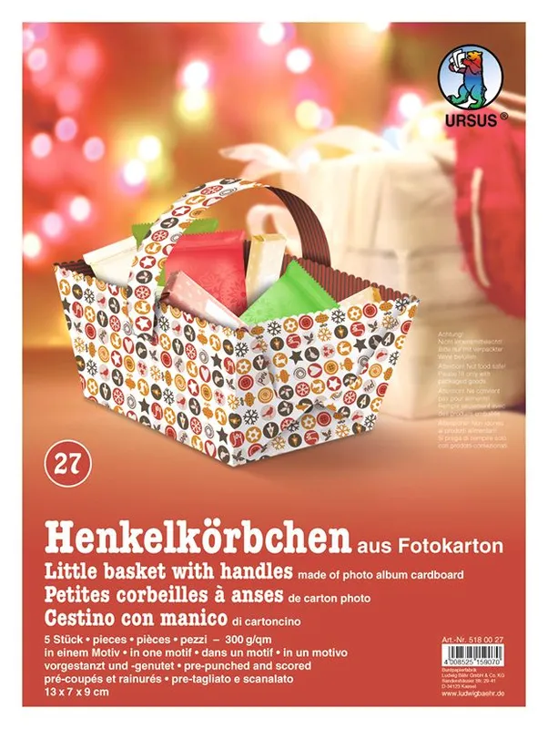 Henkelkörbchen "Wintertime Lounge" Icons