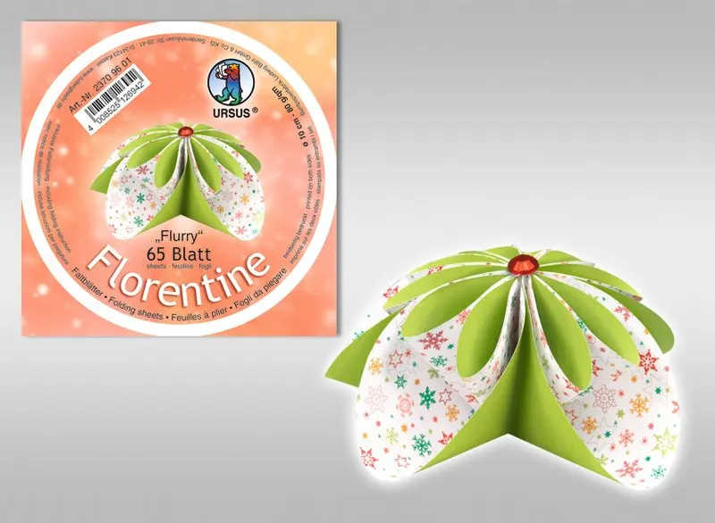 Faltblätter Florentine "Flurry" ø 10 cm