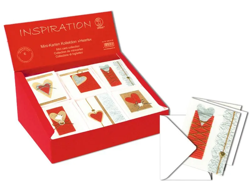 Mini-Karten Kollektion "Hearts"