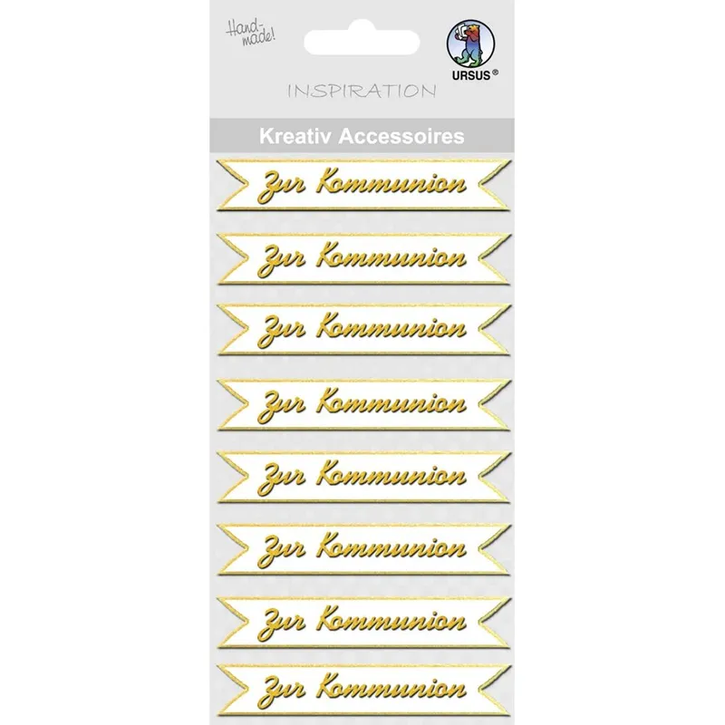 Kreativ Accessoires "Zur Kommunion" gold - Motiv 148