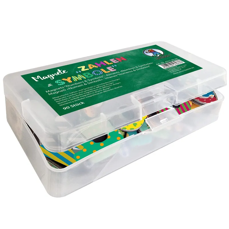 Magnete Zahlen & Symbole, 90 Stück