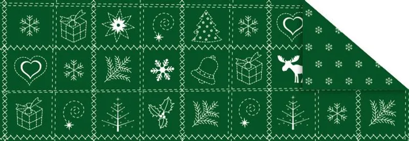 Scrapbooking Papier "Country Christmas" grün - 25 Blatt