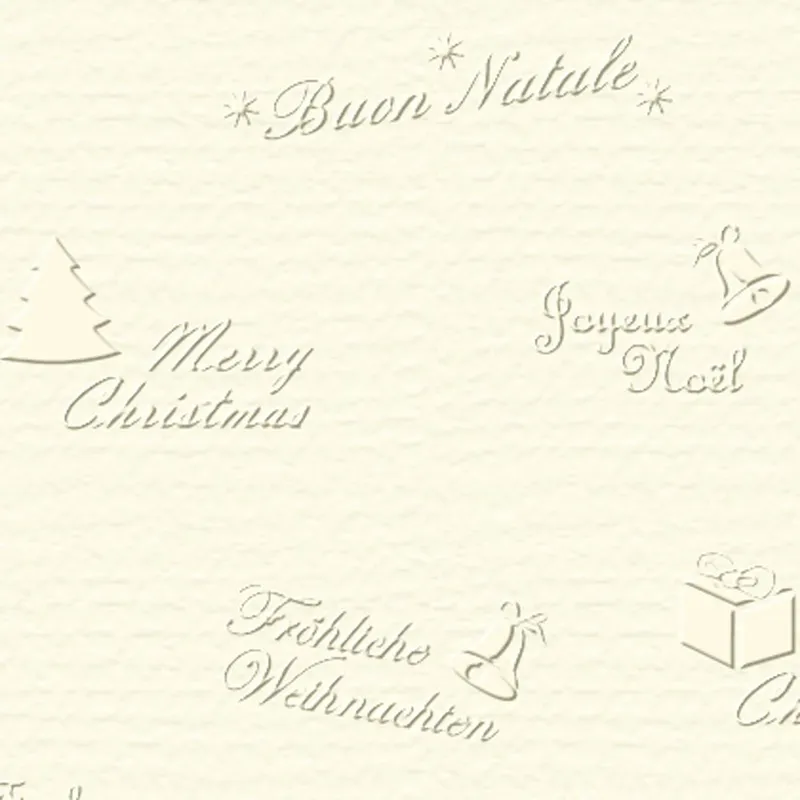 Scrapbooking Papier "Elegance" Weihnachtsgrüße - 5 Blatt