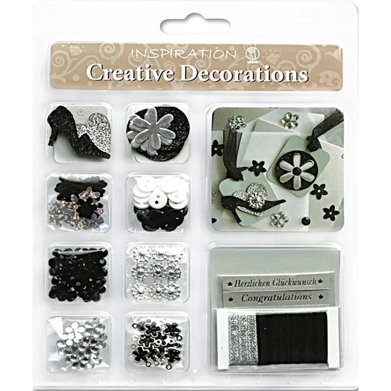 Creative Decorations "Everyday" schwarz/silber