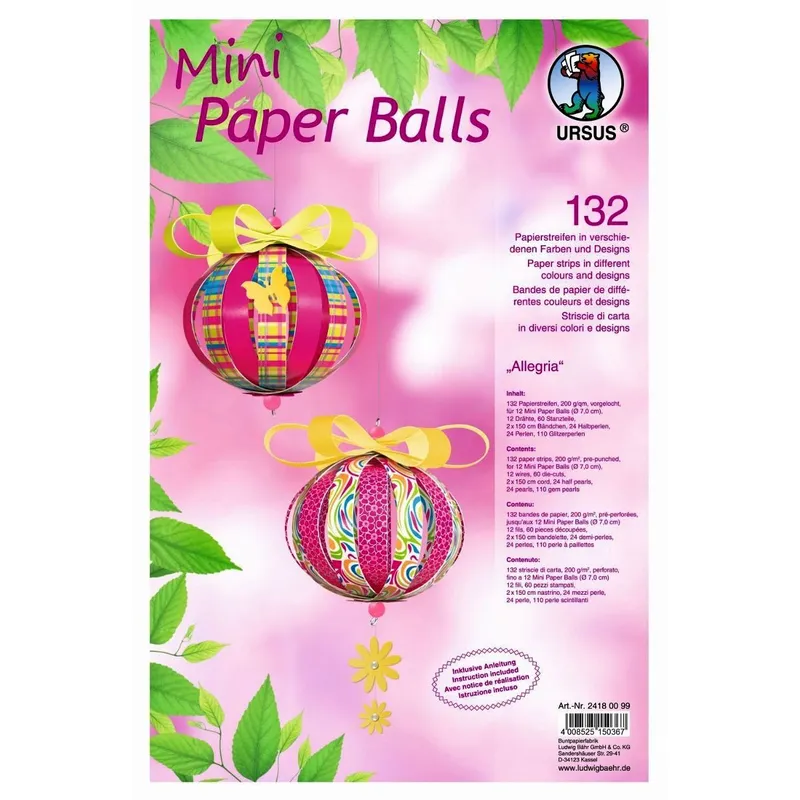 Mini Paper Balls "Allegria"