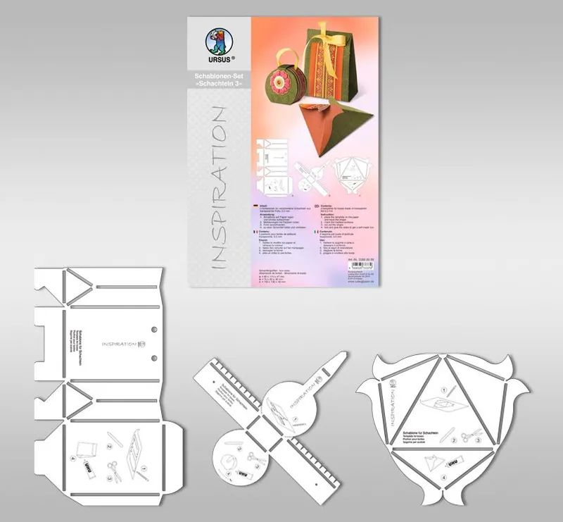 Schablonen-Set "Schachteln 3"