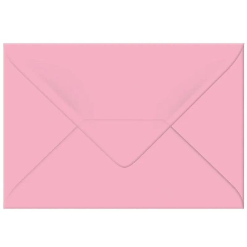 Transparentpapier-Kuverts "Uni" 115 g/qm rosa - 5 Stück