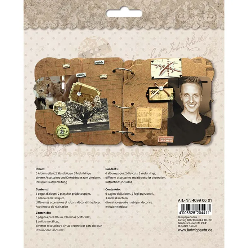 Bastelset Memory Book Kit