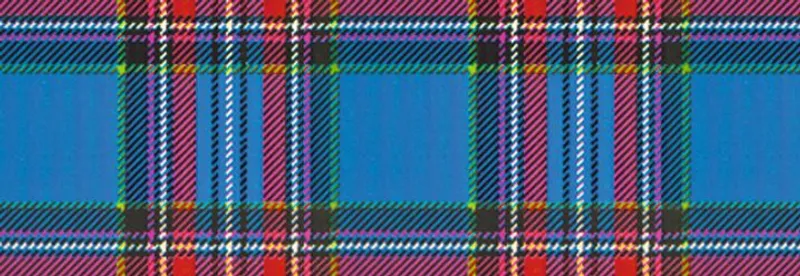 Motiv-Fotokarton 49,5 x 68 cm Schottenkaro blau