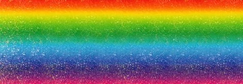 Regenbogen-Flitterpapier 23 x 33 cm Streifen - 5 Blatt