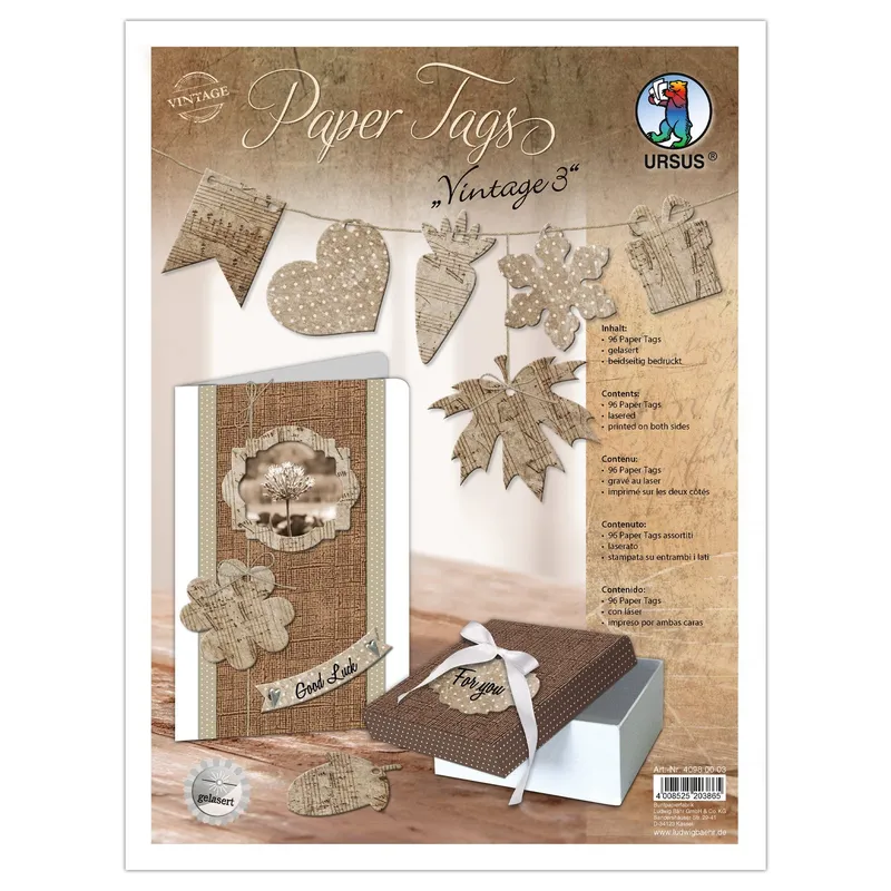 Paper Tags "Vintage 3"