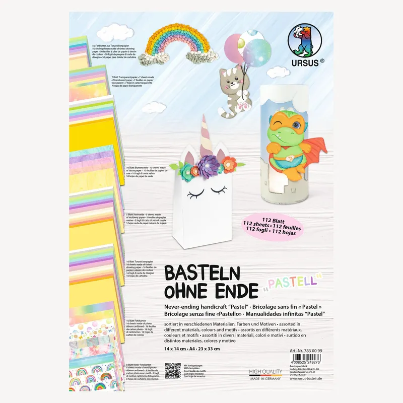 Bastelpaket – Basteln ohne Ende "Pastell"