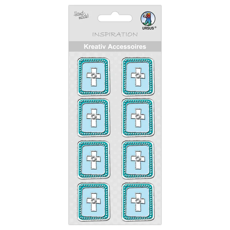 Kreativ Accessoires "Glory" petrol Kreuz - Motiv 261