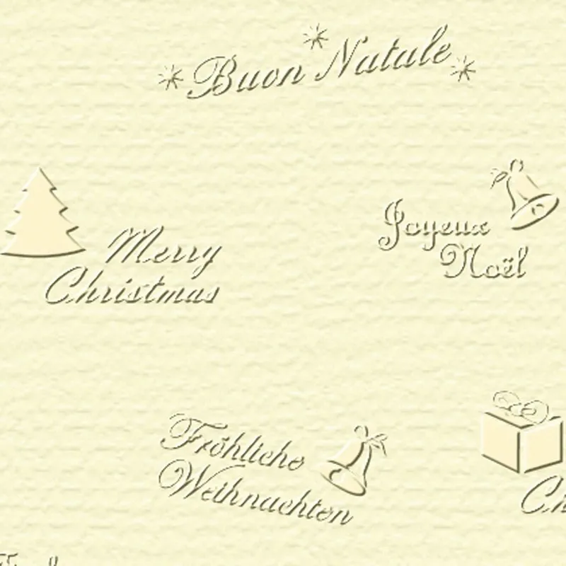 Elegance "Weihnachtsgrüße" 220 g/qm 23 x 32 cm - 5 Blatt