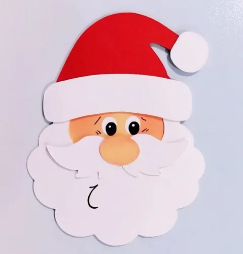 Weihnachtsmann-Kopf vom Weihnachts-Trio