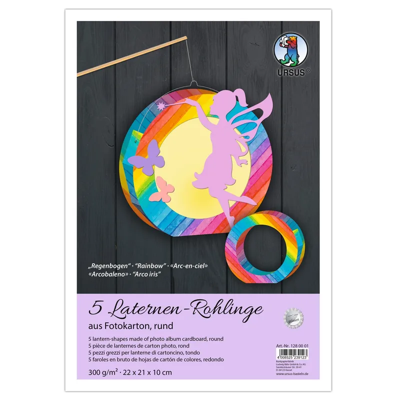 Laternen-Rohling Regenbogen