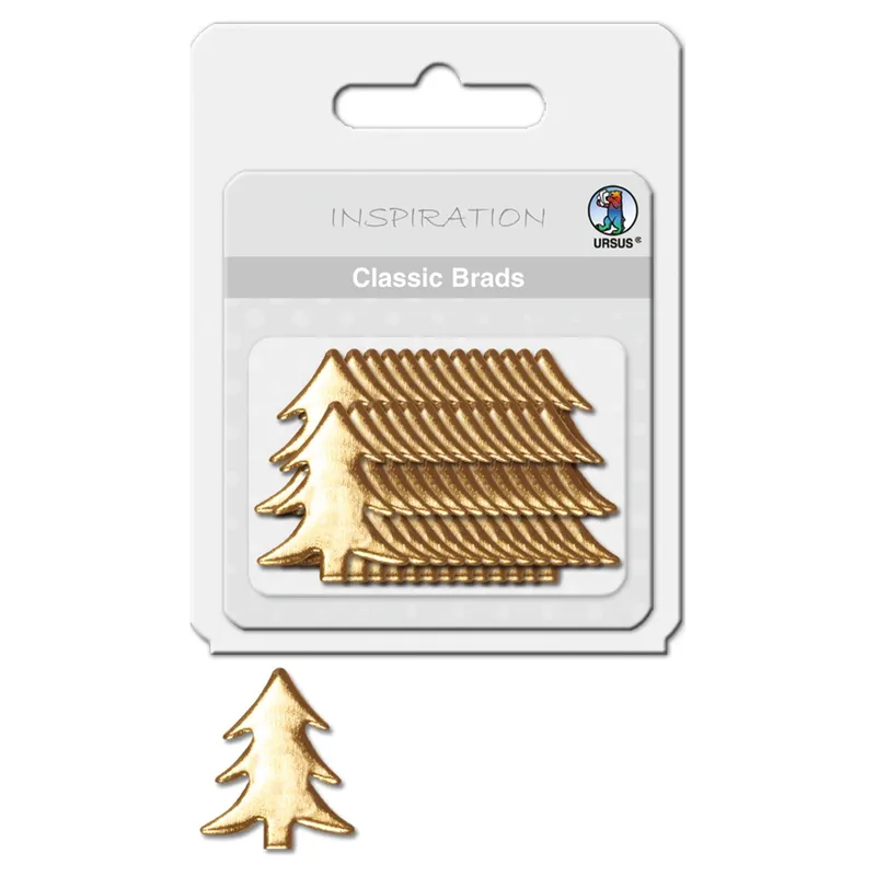 Classic Brads "Weihnachtsbaum" gold
