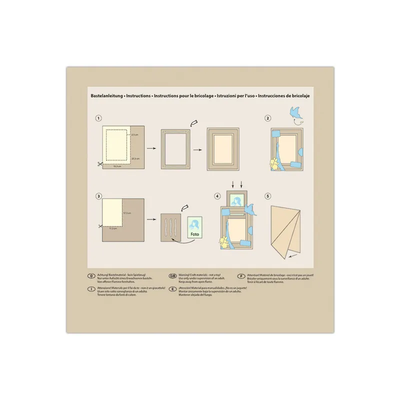 Photo Frame 10 x 15 cm, beige