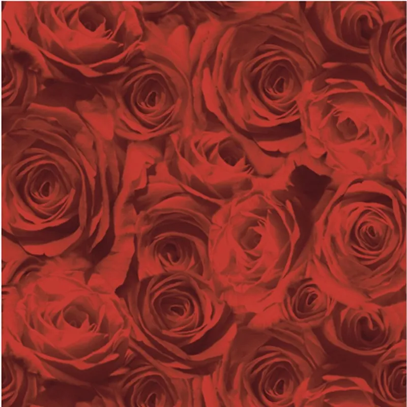 Scrapbooking Papier "Transparentpapier" Rosen - 5 Blatt