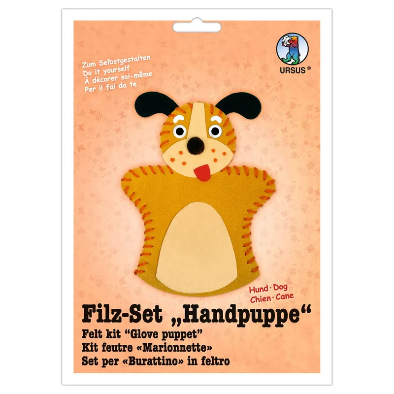 Filz-Set "Handpuppe" Hund