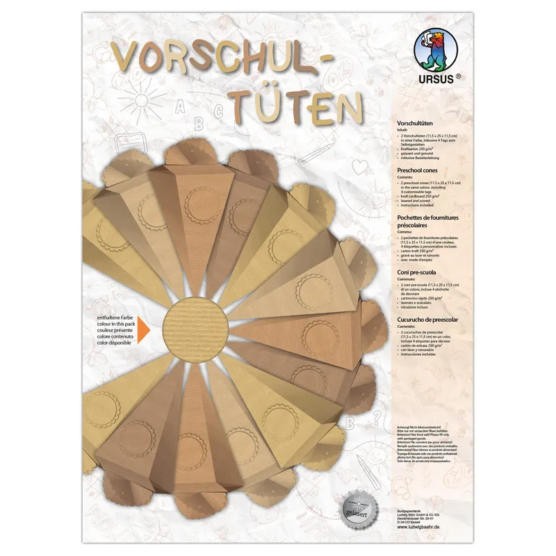 Vorschultüte "Kraftkarton"