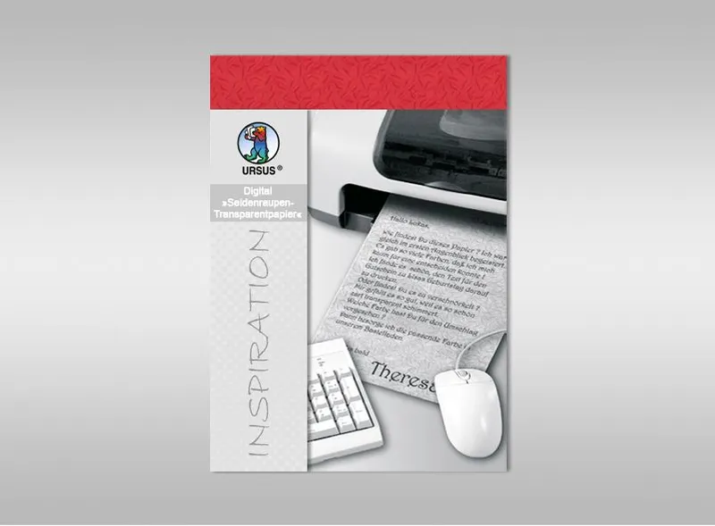 Digital "Seidenraupen-Transparentpapier" 42 g/qm - 10 Blatt
