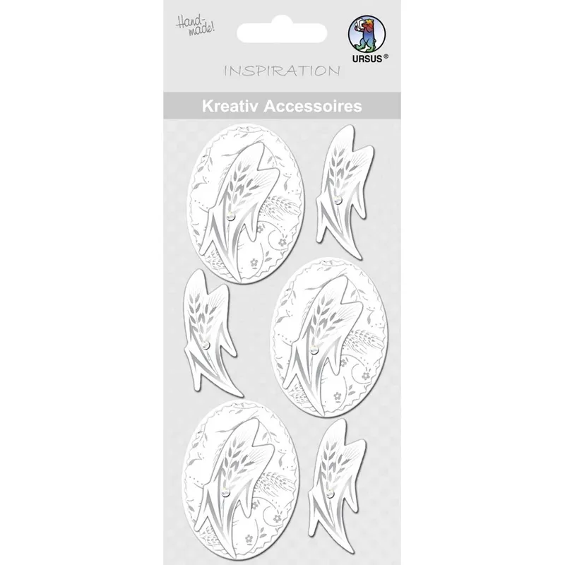 Kreativ Accessoires "Kornähre" silber - Motiv 222