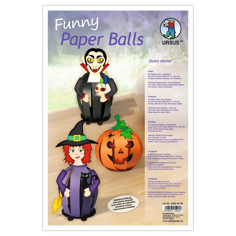 Funny Paper Balls "Scary stories"