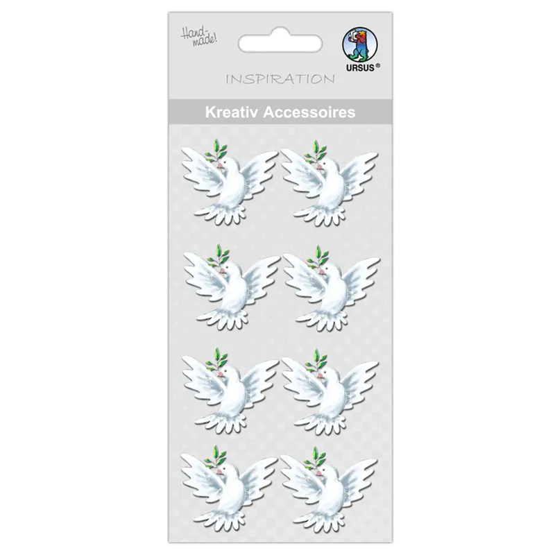 Kreativ Accessoires "weiße Tauben"