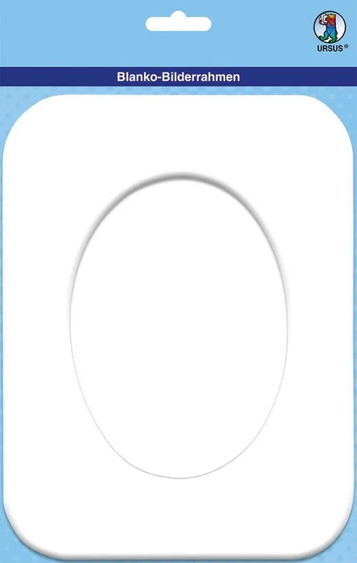 Blanko-Bilderrahmen "oval"