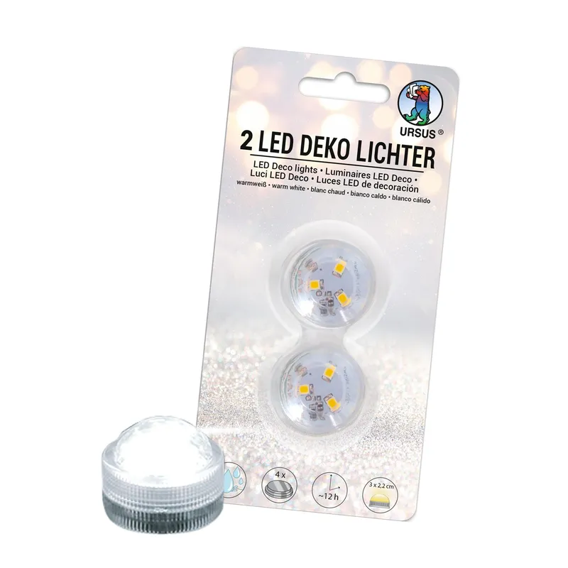 LED Deko Licht 2er Set warmweiß